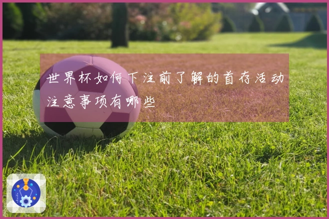 世界杯如何下注前了解的首存活动注意事项有哪些