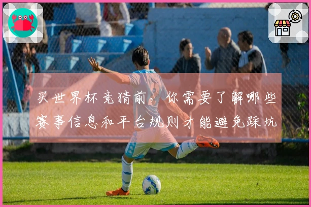 买世界杯竞猜前，你需要了解哪些赛事信息和平台规则才能避免踩坑？